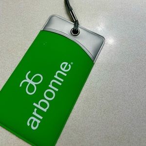 Arbonne luggage tag, new